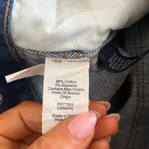 Madewell 9" High Riser Skinny Skinny Jeans in Ripped & Patched Edition 30Tall - Picture 7 of 8